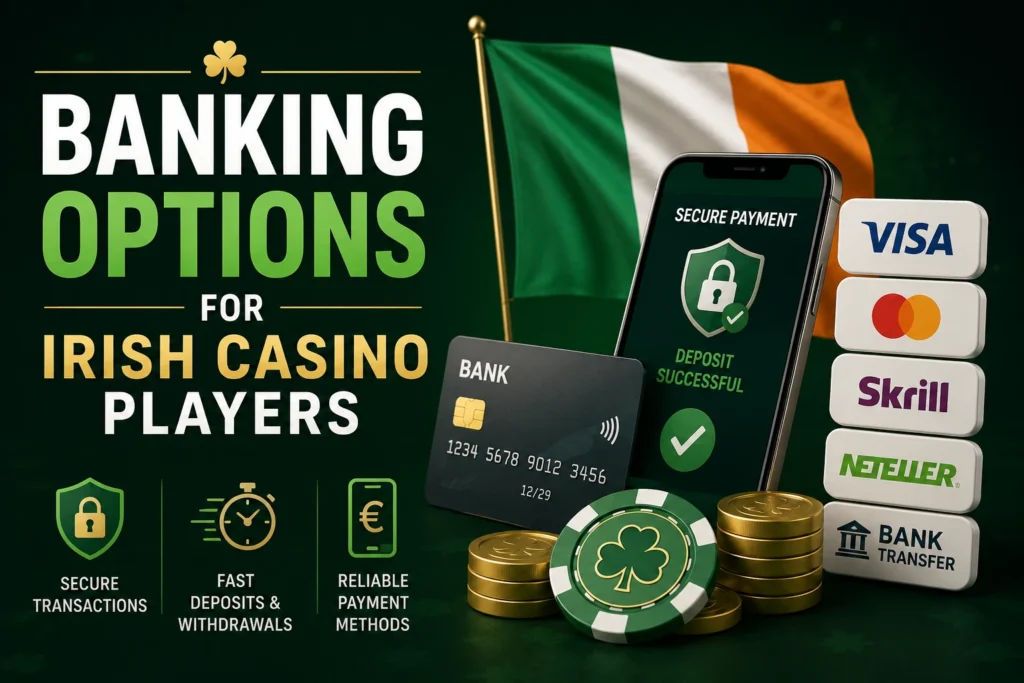deposit and withdrawal methods at irish casinos